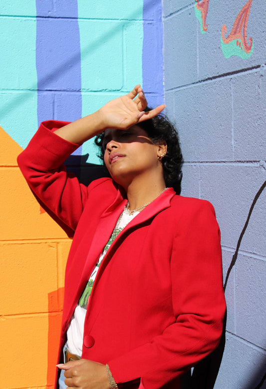 Christian Dior Red Blazer